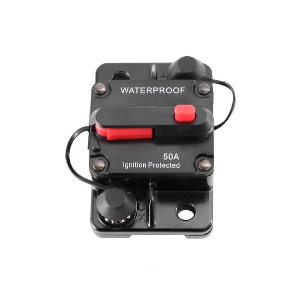 DC Sigorta 50 Amper Waterproof Otomatik Sigorta