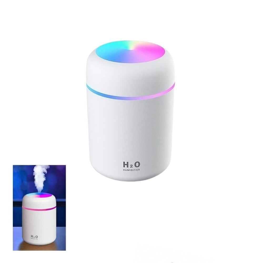 H2O Humidifier Hava Nemlendirici 300ml Ultrasonik Difüzör - Beyaz- Römork Karavan Reflektör ÇeşitleriOto KokularıKaravanMalzemecimH2O Humidifier Hava Nemlendirici 300ml Ultrasonik Difüzör - Beyaz
