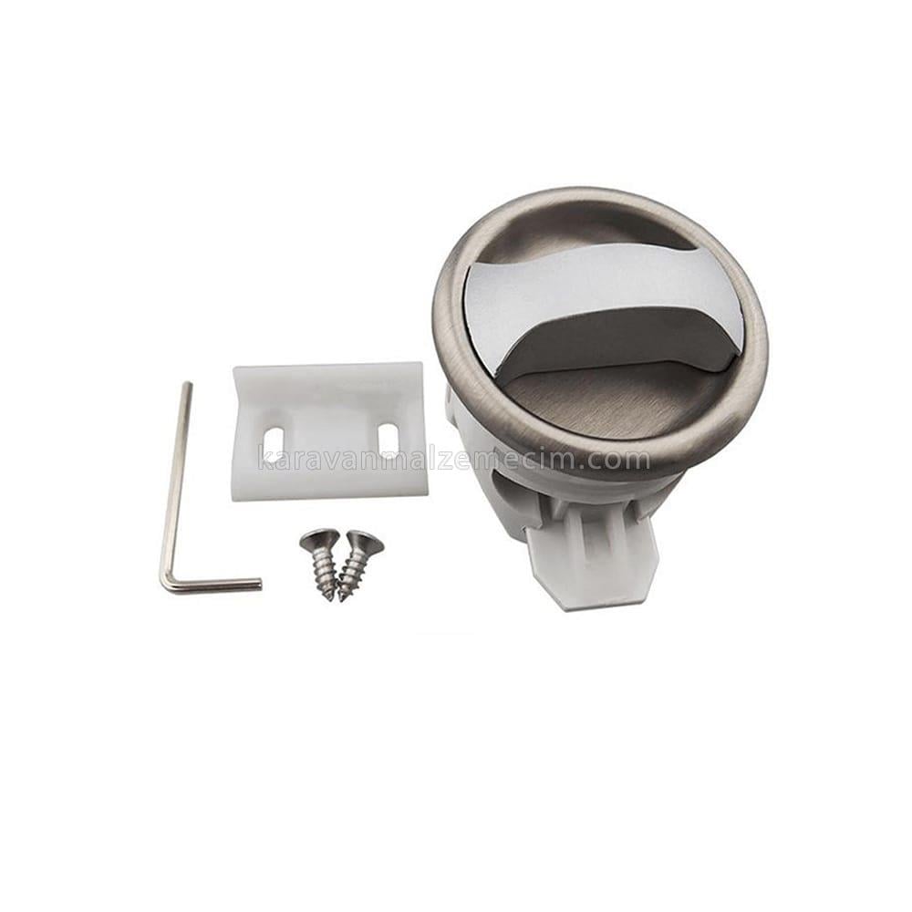 Karavan Banyo Kapı Kilidi Çevir Aç Kilit - Çift Yönlü