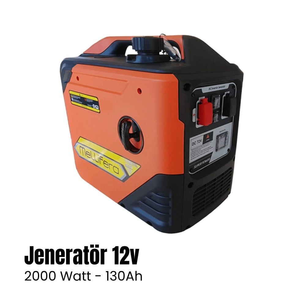Mellifera DC 12v Jeneratör Benzinli İpli Kumandalı - 2000W 130Ah - Karavan Malzemeleri, Karavan EkipmanlarıTaşınabilir Güç İstasyonlarıMelliferaMellifera DC 12v Jeneratör Benzinli İpli Kumandalı - 2000W 130Ah
