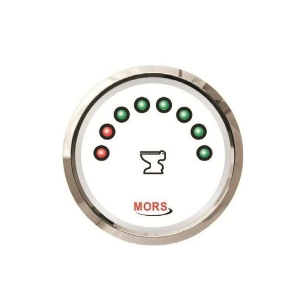 MORS Dijital Katı Atık Seviye Göstergesi 12v/24v 240-33 Ohm - Beyaz - Karavan Malzemeleri, Karavan EkipmanlarıŞamandıralar & GöstergelerMORSMORS Dijital Katı Atık Seviye Göstergesi 12v/24v 240-33 Ohm - Beyaz