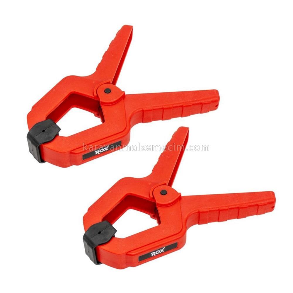 Rox Yaylı İşkence Mengene 50mm Mandal Tip ( 2'li Set )