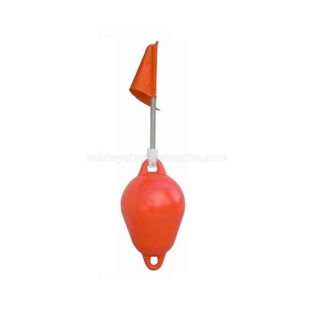 SHUIVAN Bayraklı Armut Şamandıra 30x50cm 8Kg - Tekne Yat Aksesuarları, Tekne Yat MalzemeleriTonoz & Parkur ŞamandıraSHUIVANSHUIVAN Bayraklı Armut Şamandıra 30x50cm 8Kg