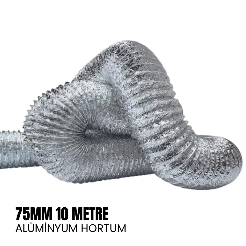 SHUIVAN Dizel Isıtıcı 75mm Flexible Hava Hortumu 10 Metre - Alüminyum  - Karavan Malzemeleri, Karavan EkipmanlarıAksesuar & Yedek ParçalarSHUIVANSHUIVAN Dizel Isıtıcı 75mm Flexible Hava Hortumu 10 Metre - Alüminyum