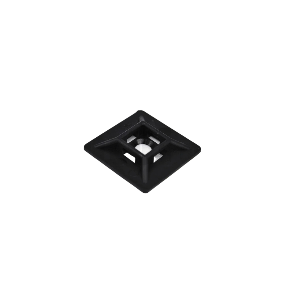 SHUIVAN Yapışkanlı Kroşe 20x20mm 100'lü Paket - Siyah - Cırt Kelepçe, Kablo Bağı, Oto Elektrik MalzemeleriCırt KelepçelerSHUIVANSHUIVAN Yapışkanlı Kroşe 20x20mm 100'lü Paket - Siyah