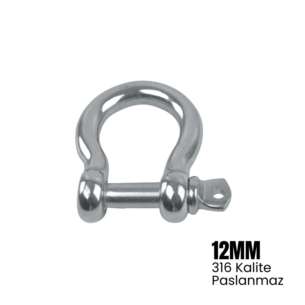 SHUIVAN Zincir Kilidi 12mm Omega Tip - 316 Paslanmaz - Tekne Yat Aksesuarları, Tekne Yat MalzemeleriZincir ve EkipmanlarıSHUIVANSHUIVAN Zincir Kilidi 12mm Omega Tip - 316 Paslanmaz