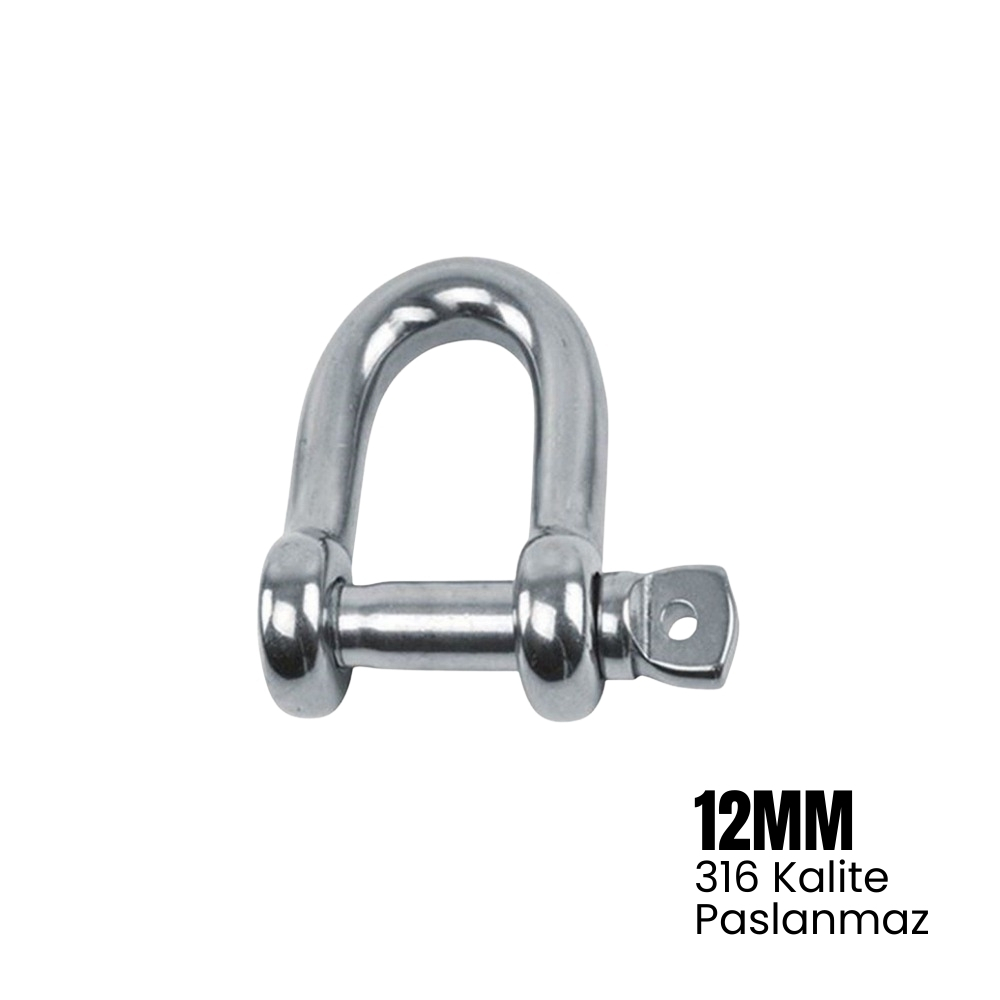 SHUIVAN Zincir Kilidi 12mm Standart Tip - 316 Paslanmaz - Tekne Yat Aksesuarları, Tekne Yat MalzemeleriZincir ve EkipmanlarıSHUIVANSHUIVAN Zincir Kilidi 12mm Standart Tip - 316 Paslanmaz