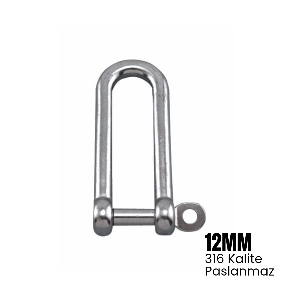 SHUIVAN Zincir Kilidi 12mm Uzun Tip - 316 Paslanmaz - Tekne Yat Aksesuarları, Tekne Yat MalzemeleriZincir ve EkipmanlarıSHUIVANSHUIVAN Zincir Kilidi 12mm Uzun Tip - 316 Paslanmaz