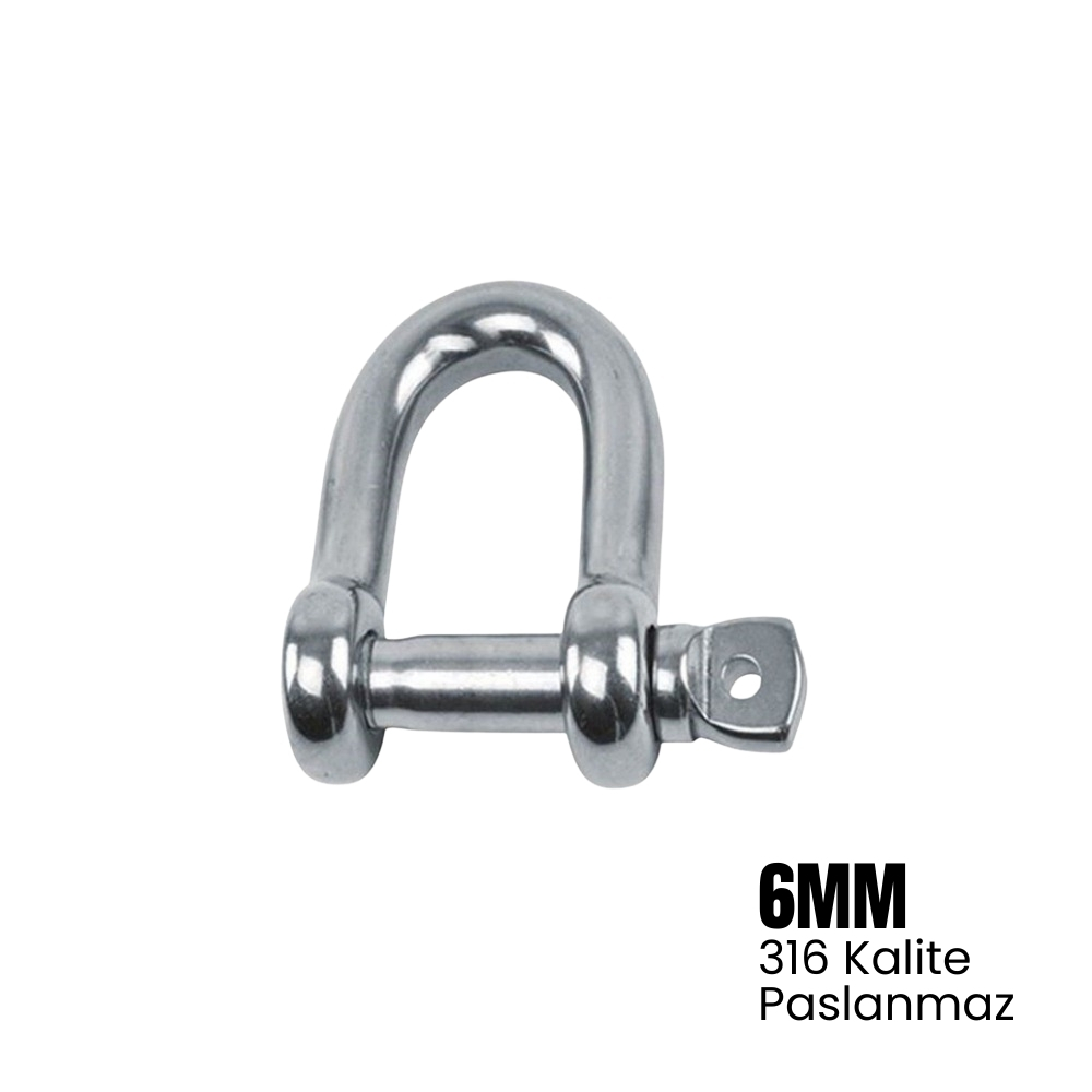 SHUIVAN Zincir Kilidi 6mm Standart Tip - 316 Paslanmaz - Tekne Yat Aksesuarları, Tekne Yat MalzemeleriZincir ve EkipmanlarıSHUIVANSHUIVAN Zincir Kilidi 6mm Standart Tip - 316 Paslanmaz