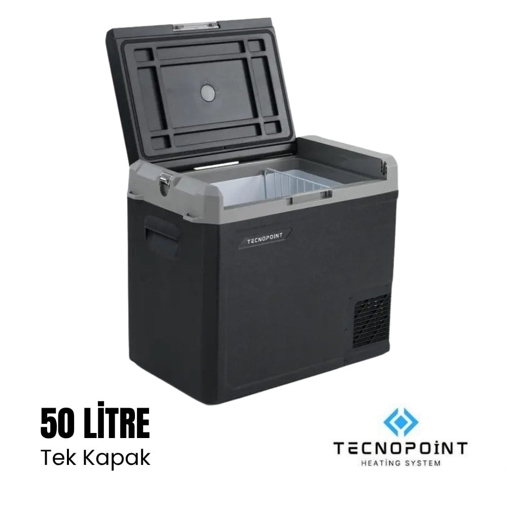 Tecnopoint TC21-09 Tek Kapaklı Araç İçi Portatif Buzdolabı 50 Litre 12v-24v - Karavan Malzemeleri, Karavan EkipmanlarıBuzdolaplarıTecnopointTecnopoint TC21-09 Tek Kapaklı Araç İçi Portatif Buzdolabı 50 Litre 12v-24v