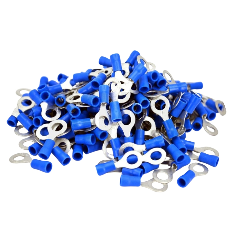 TORK Sulye Pabuç Kablo Ucu 1,5-2,5mm M8 Mavi Sıkmalı Yuvarlak Tip (100'lü Paket) - Sulye Pabuçlar, Oto Elektrik MalzemeleriSulye PabuclarTORKTORK Sulye Pabuç Kablo Ucu 1,5-2,5mm M8 Mavi Sıkmalı Yuvarlak Tip (100'lü Paket)