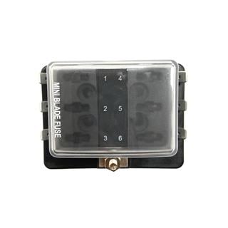 AES DC Baralı Sigorta Kutusu 6'lı 12v/24v