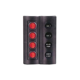 SHUIVAN BFY Switch Panel 4'lü Otomatik Sigorta Paneli - Karavan Malzemeleri, Karavan EkipmanlarıSwitch PanellerBFYSHUIVAN BFY Switch Panel 4'lü Otomatik Sigorta Paneli