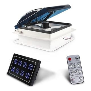 TYT Kumandalı Fanlı Tavan Heki 47x47cm 12v Çift Yönlü Yağmur Sensörlü - Karavan Malzemeleri, Karavan EkipmanlarıTavan HavalandırmalarTYTTYT Kumandalı Fanlı Tavan Heki 47x47cm 12v Çift Yönlü Yağmur Sensörlü