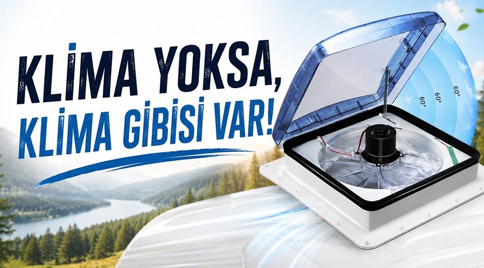 Karavan tavan heki, karavan tavan havalandırma, karavan hek