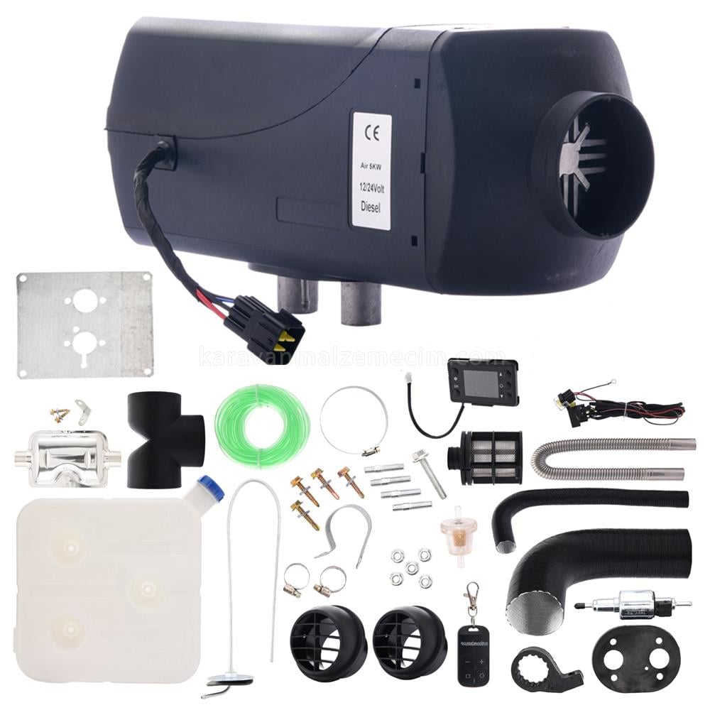 Sensation 5kw Webasto Tipi Dizel Ortam Isıtıcı - 12v