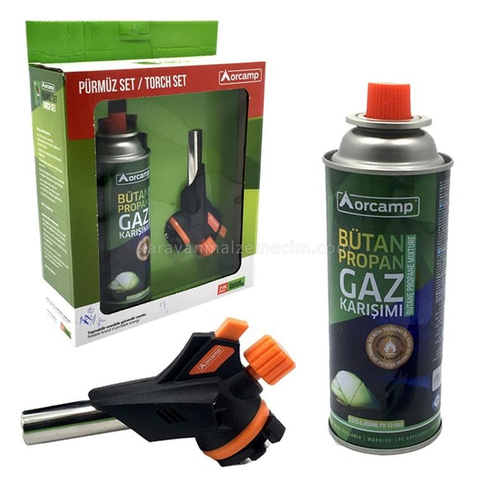Orcamp CX-500 Torch Çakmaklı Pürmüz Seti