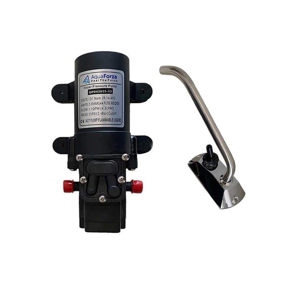 AquaForza Musluklu Hidrofor Su Pompası 4.3 Lt/Dk 35Psi - 12v