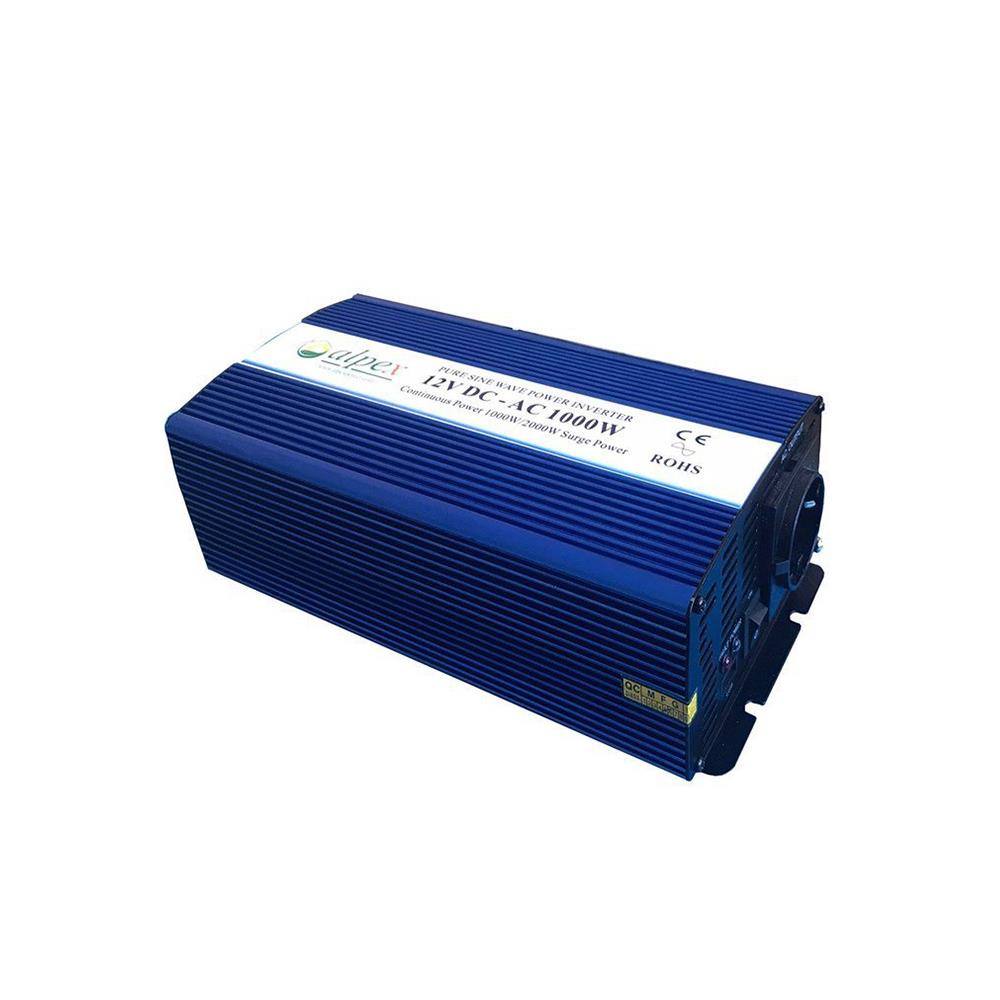 Alpex Tam Sinüs Inverter 1000w 12v-24v