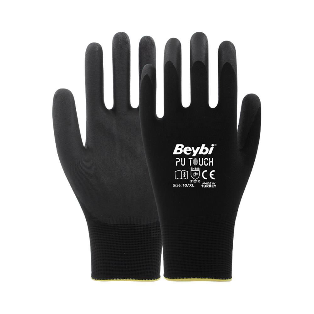 Beybi Pu-Touch Poliüretan Kaplama Polyester Örme Eldiven No: 10 - XL - Karavan Malzemeleri, Karavan EkipmanlarıBakım & Temizlik ÜrünleriBeybiBeybi Pu-Touch Poliüretan Kaplama Polyester Örme Eldiven No: 10 - XL