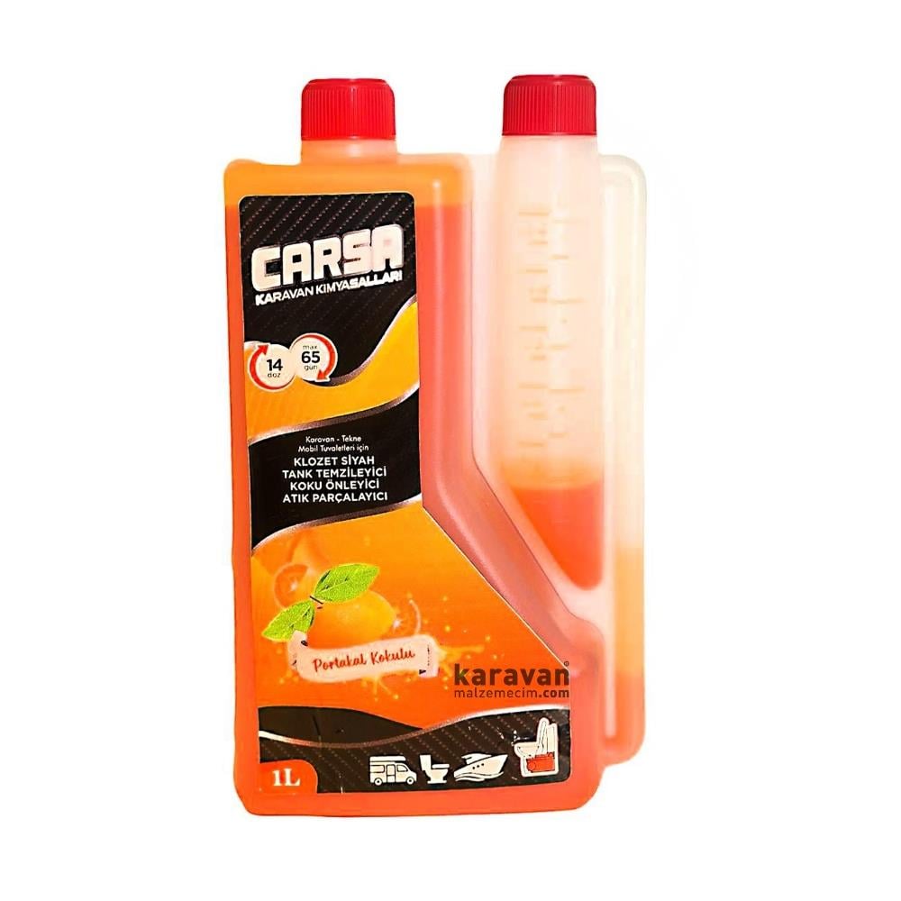 Carsa Ultra Konsantre Atık Parçalayıcı Tuvalet Kimyasalı Portakal - 1 Litre - Karavan Malzemeleri, Karavan EkipmanlarıTuvalet KimyasallarıCarsaCarsa Ultra Konsantre Atık Parçalayıcı Tuvalet Kimyasalı Portakal - 1 Litre