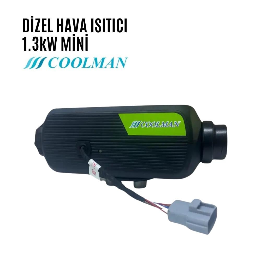 Coolman Mini 1.3kw Webasto Tipi Dizel Hava Isıtıcı 12v - Karavan Malzemeleri, Karavan EkipmanlarıOrtam IsıtıcılarCoolmanCoolman Mini 1.3kw Webasto Tipi Dizel Hava Isıtıcı 12v