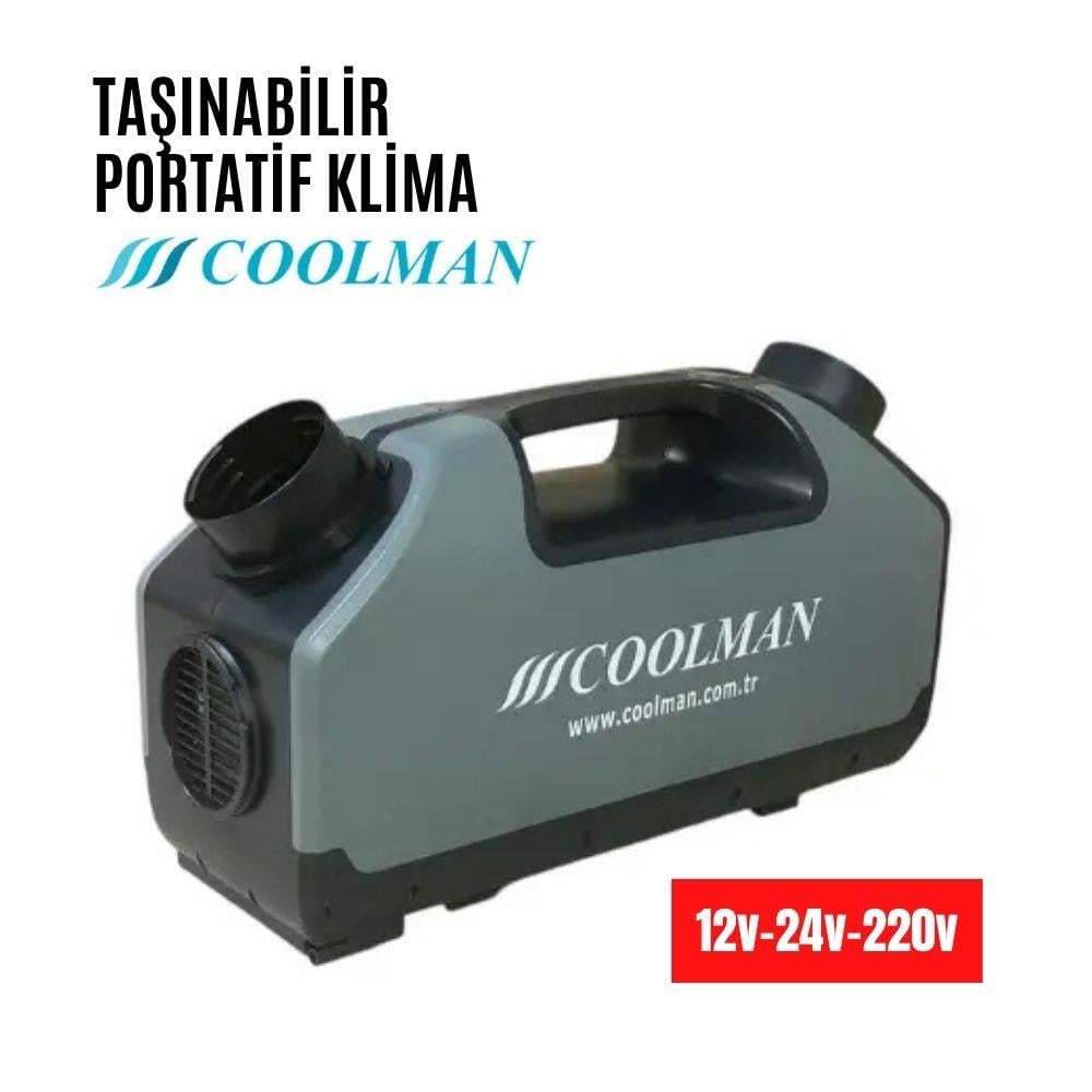Coolman Taşınabilir Portatif Klima 700w - 12v-24v-220v - Karavan Malzemeleri, Karavan EkipmanlarıTavan KlimalarıCoolmanCoolman Taşınabilir Portatif Klima 700w - 12v-24v-220v