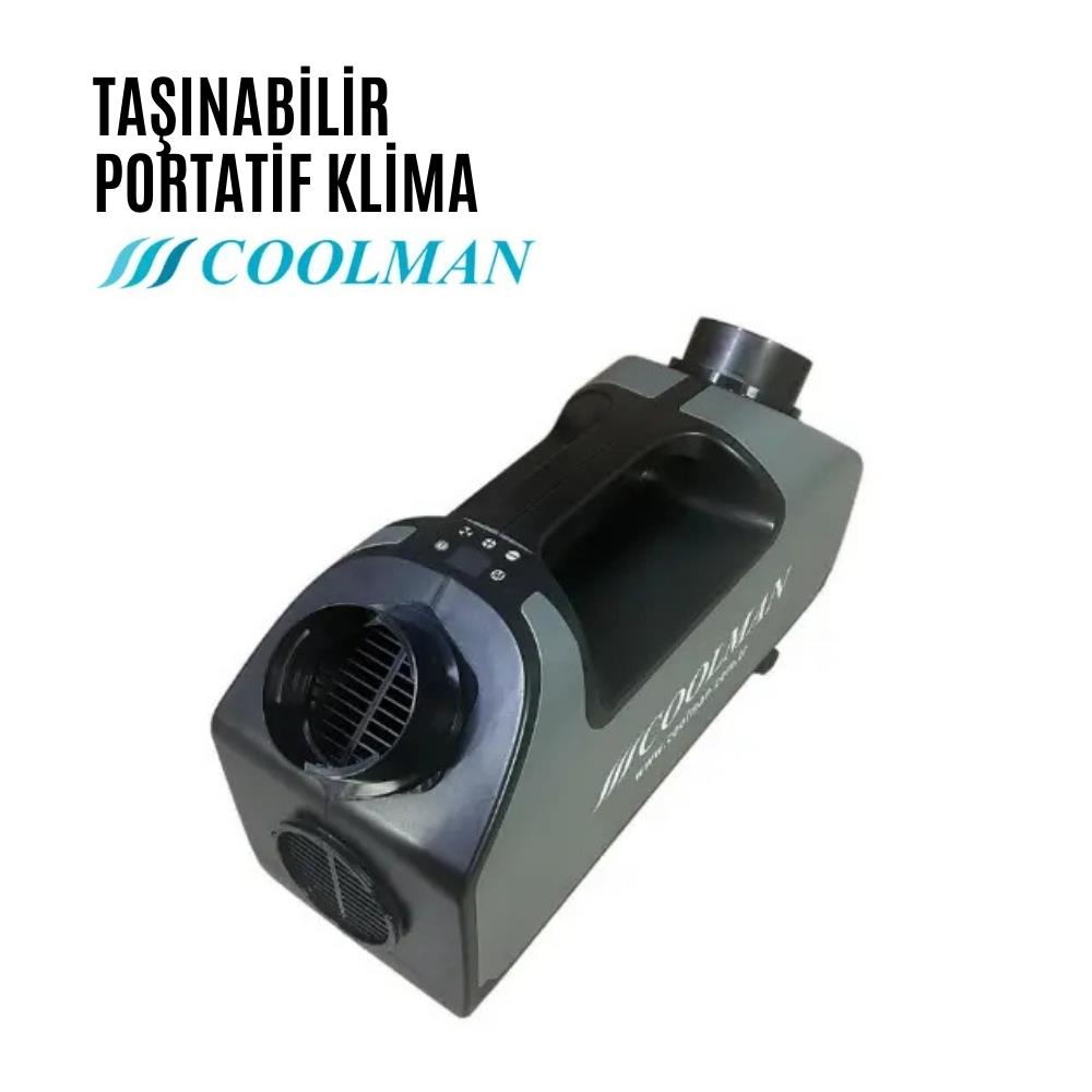 Coolman Taşınabilir Portatif Klima 700w - 24v - Karavan Malzemeleri, Karavan EkipmanlarıTavan KlimalarıCoolmanCoolman Taşınabilir Portatif Klima 700w - 24v