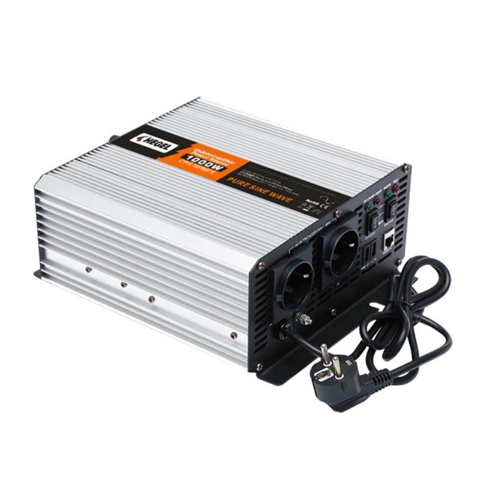 Hegel Akü Şarjlı UPS Tam Sinüs Inverter 1000w 12v - 10Ah