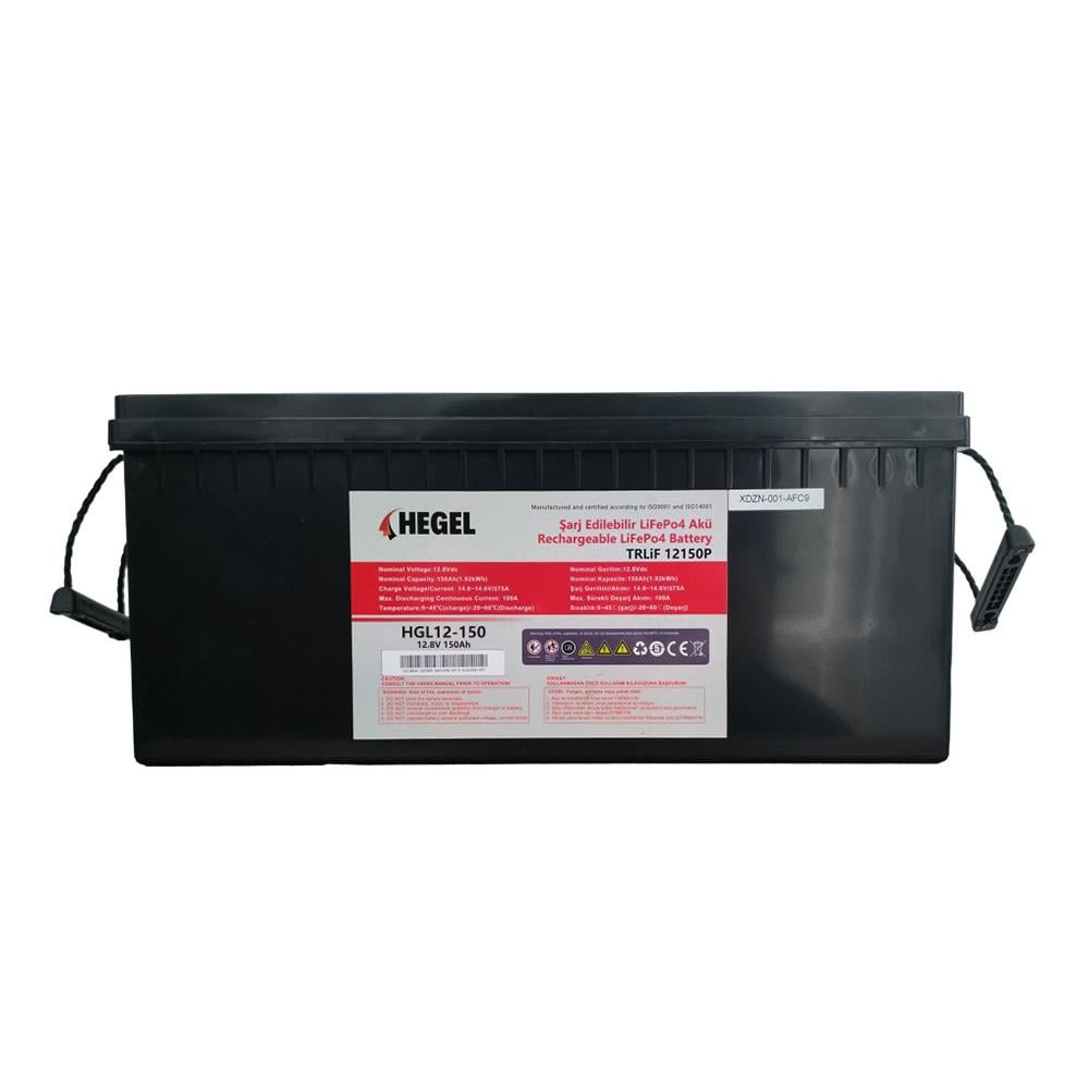 Hegel Lityum Akü 150Ah LifePO4 12.8v 1920Wh - Karavan Malzemeleri, Karavan EkipmanlarıLityum AkülerHegelHegel Lityum Akü 150Ah LifePO4 12.8v 1920Wh