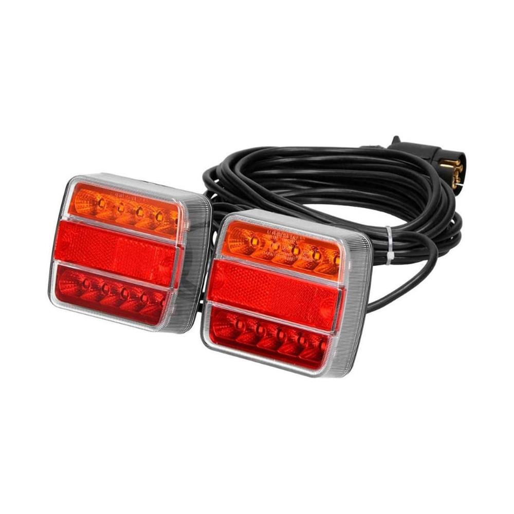 Led Römork Stop Lambası 7 Pin Set Mıknatıslı 10 Metre - 12v - Karavan Malzemeleri, Karavan EkipmanlarıStop LambalarıSHUIVANLed Römork Stop Lambası 7 Pin Set Mıknatıslı 10 Metre - 12v