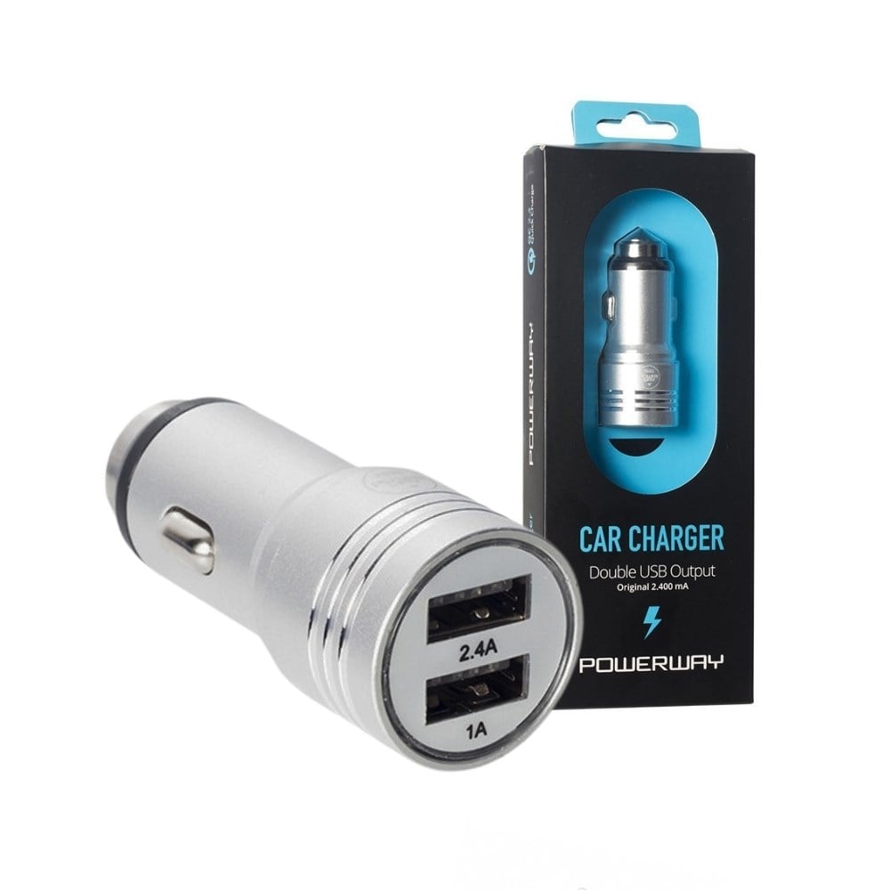 Powerway Çift USB 3.1Ah Çakmaklık Araç Şarj Cihazı - Araç Şarj Cihazları, Oto AksesuarEnerji Portları & SöketlerPowerwayPowerway Çift USB 3.1Ah Çakmaklık Araç Şarj Cihazı