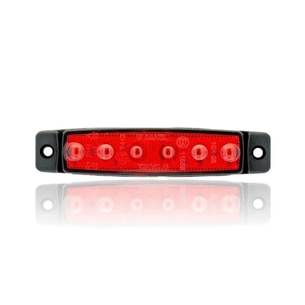 Sanel Led Etek Lambası Parmak Tip Kırmızı - 12v - Karavan Malzemeleri, Karavan EkipmanlarıStop LambalarıSanelSanel Led Etek Lambası Parmak Tip Kırmızı - 12v