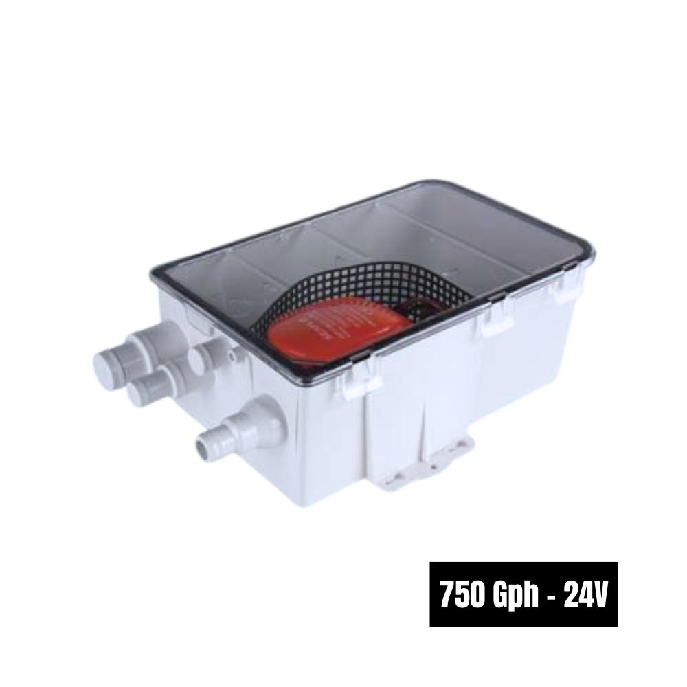 Seaflo Duş Tahliye Sistemi 750 Gph - 24v - Tekne Yat Aksesuarları, Tekne Yat MalzemeleriOtomatik Sintine PompalarıSeafloSeaflo Duş Tahliye Sistemi 750 Gph - 24v