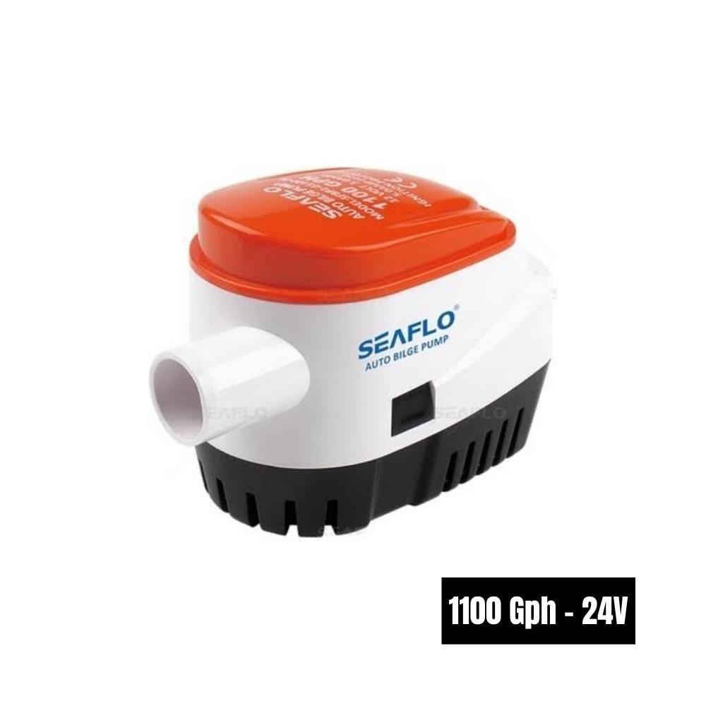 Seaflo Otomatik Sintine Pompası 1100 Gph - 24v 1,8Ah - Tekne Yat Aksesuarları, Tekne Yat MalzemeleriOtomatik Sintine PompalarıSeafloSeaflo Otomatik Sintine Pompası 1100 Gph - 24v 1,8Ah