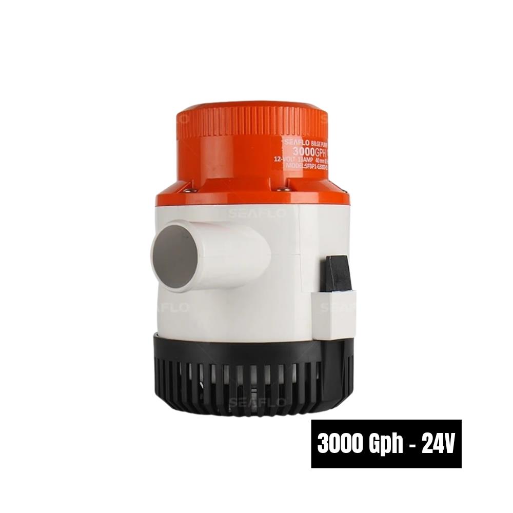 Seaflo Sintine Pompası 3000 Gph - 24v 7Ah - Tekne Yat Aksesuarları, Tekne Yat MalzemeleriManuel Sintine PompalarıSeafloSeaflo Sintine Pompası 3000 Gph - 24v 7Ah
