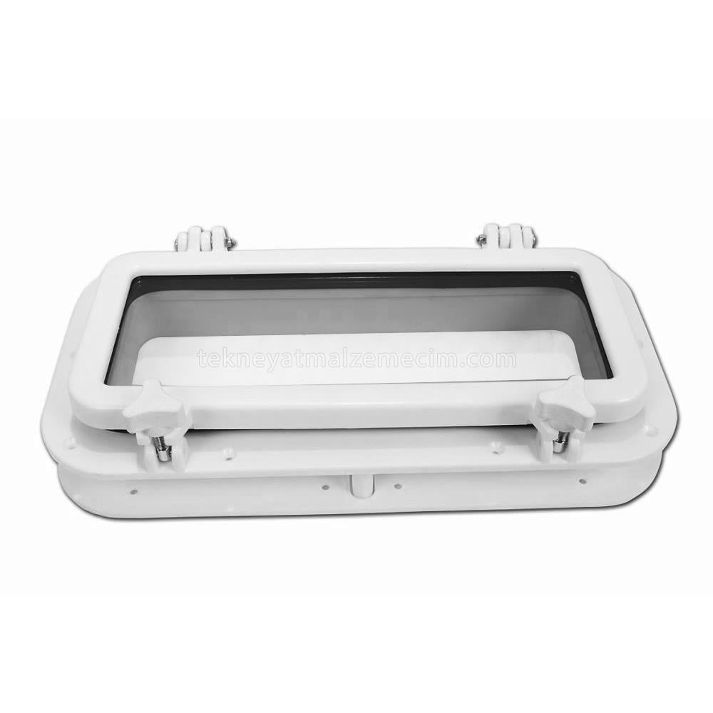 Sealux Lumboz Plastik Dikdörtgen 20x40cm İçten Montaj - Beyaz - Tekne Yat Aksesuarları, Tekne Yat MalzemeleriLumbozSealuxSealux Lumboz Plastik Dikdörtgen 20x40cm İçten Montaj - Beyaz