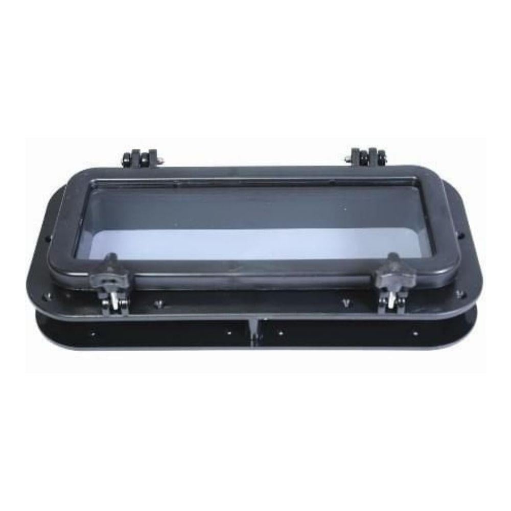 Sealux Lumboz Plastik Dikdörtgen 20x40cm İçten Montaj - Siyah - Tekne Yat Aksesuarları, Tekne Yat MalzemeleriLumbozSealuxSealux Lumboz Plastik Dikdörtgen 20x40cm İçten Montaj - Siyah