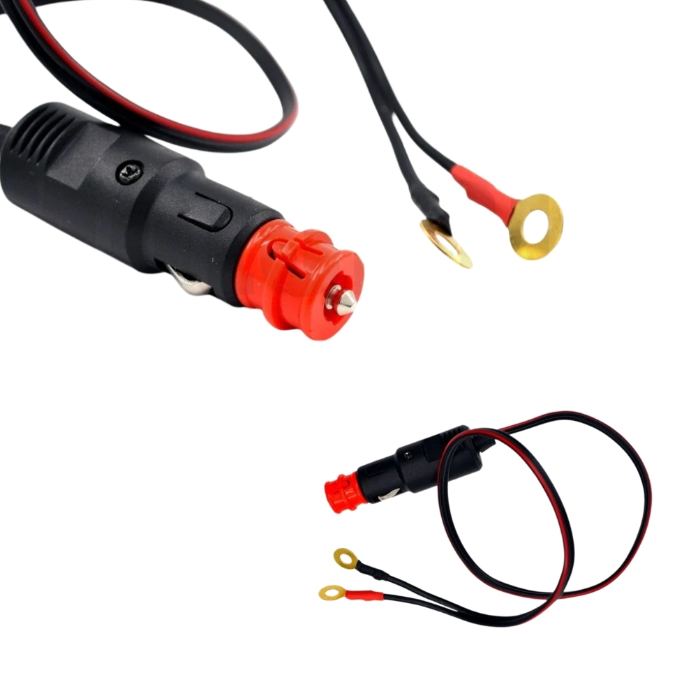 SHUIVAN Çakmak Girişi Erkek Söket Bakır Kablolu 2x2,5 M6 - 50cm - Karavan Malzemeleri, Karavan EkipmanlarıAnahtarlar, Prizler & SöketlerSHUIVANSHUIVAN Çakmak Girişi Erkek Söket Bakır Kablolu 2x2,5 M6 - 50cm