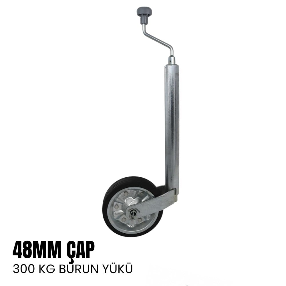 SHUIVAN Destek Tekeri Pilot Teker 300 Kg 48mm - Karavan Malzemeleri, Karavan EkipmanlarıDestek TekerleriSHUIVANSHUIVAN Destek Tekeri Pilot Teker 300 Kg 48mm