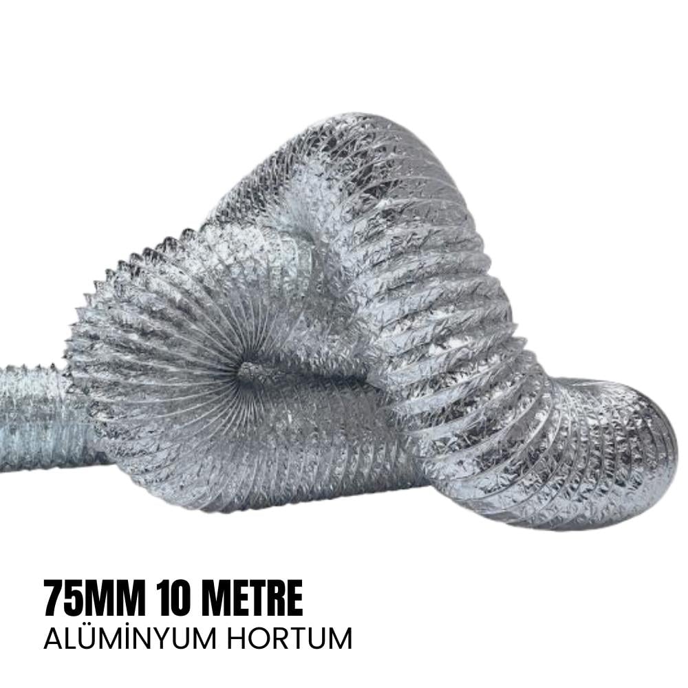 SHUIVAN Dizel Isıtıcı 75mm Flexible Hava Hortumu 10 Metre - Alüminyum  - Karavan Malzemeleri, Karavan EkipmanlarıAksesuar & Yedek ParçalarSHUIVANSHUIVAN Dizel Isıtıcı 75mm Flexible Hava Hortumu 10 Metre - Alüminyum