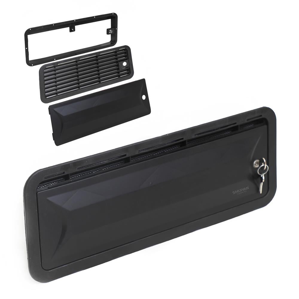 SHUIVAN Karavan Buzdolabı Havalandırma Menfezi Kış Kapaklı 48x18,5cm - Siyah - Karavan Malzemeleri, Karavan EkipmanlarıMenfezlerSHUIVANSHUIVAN Karavan Buzdolabı Havalandırma Menfezi Kış Kapaklı 48x18,5cm - Siyah