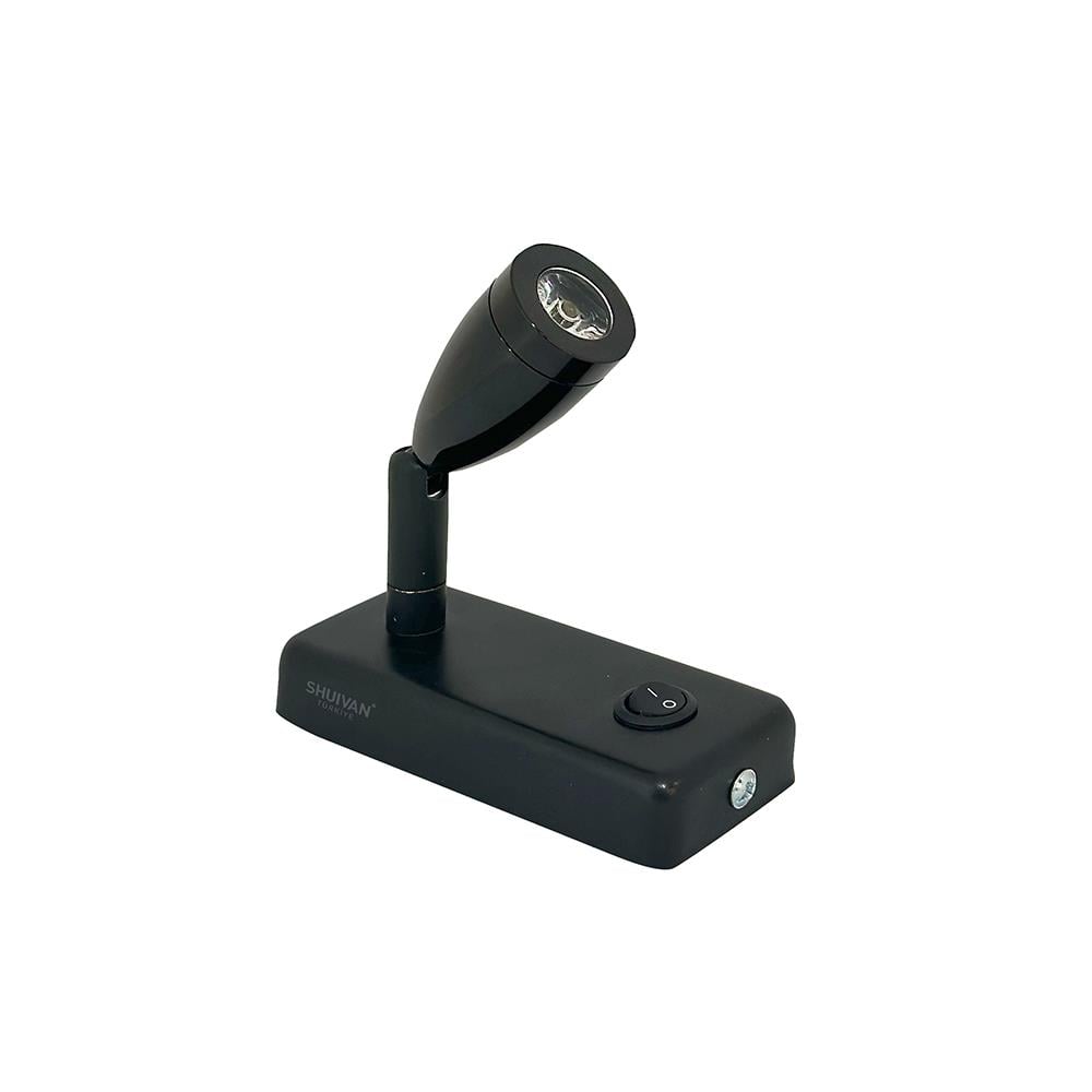 SHUIVAN Led Okuma Lambası Günışığı 12v 3w Kısa - Siyah - Karavan Malzemeleri, Karavan Ekipmanlarıİç AydınlatmaSHUIVANSHUIVAN Led Okuma Lambası Günışığı 12v 3w Kısa - Siyah