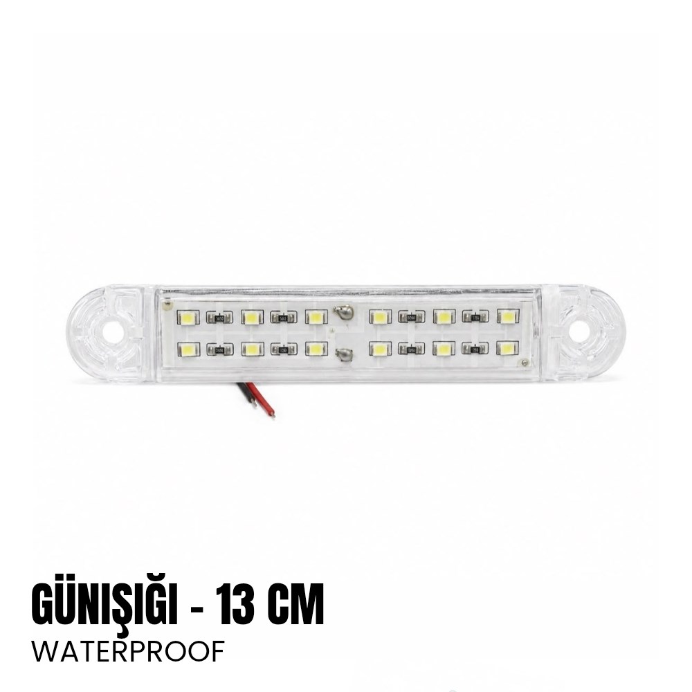 SHUIVAN Merdiven Lambası 13cm Led Aydınlatma 12 Led 12v - Günışığı - Karavan Malzemeleri, Karavan Ekipmanlarıİç & Dış AydınlatmaSHUIVANSHUIVAN Merdiven Lambası 13cm Led Aydınlatma 12 Led 12v - Günışığı