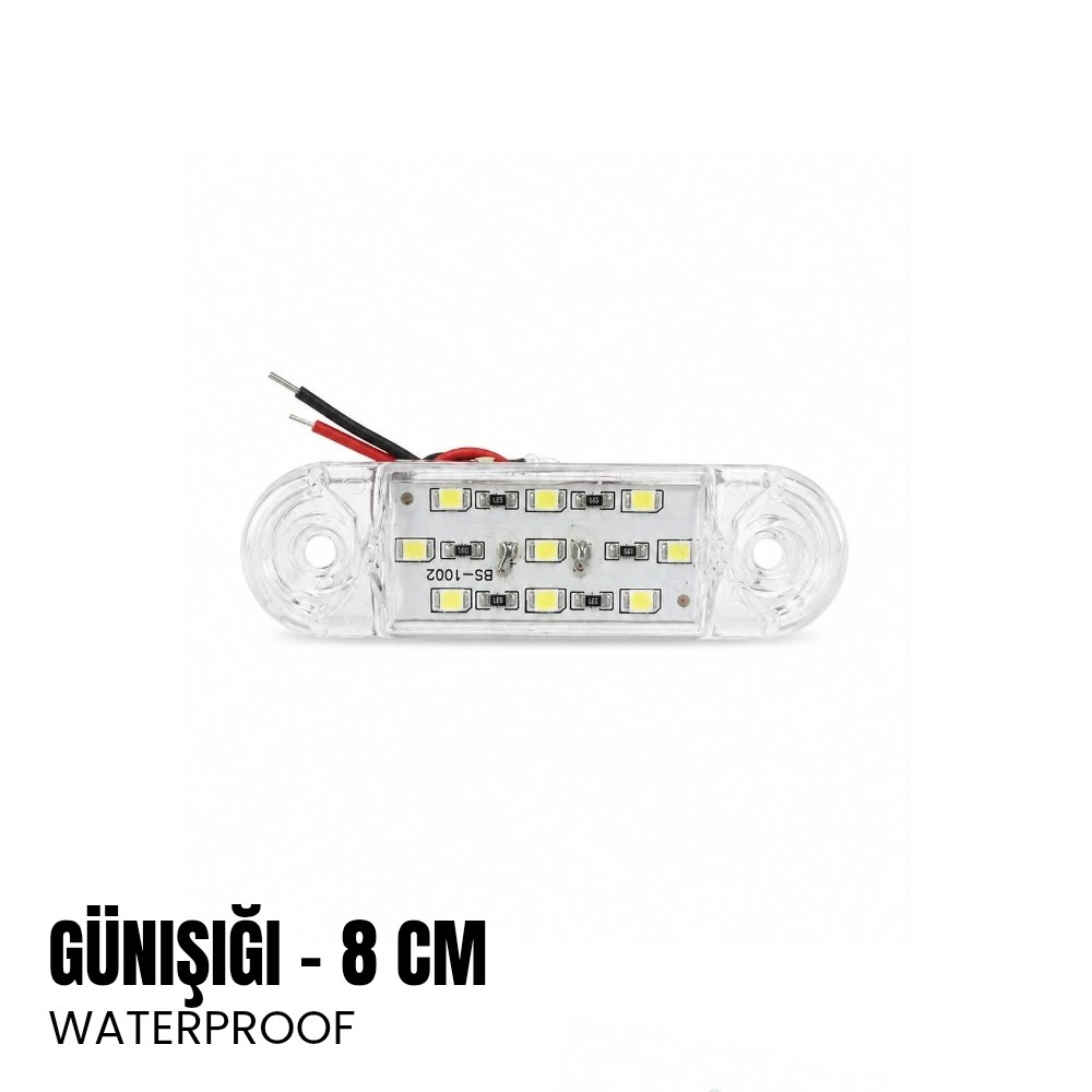 SHUIVAN Merdiven Lambası 8cm Led Aydınlatma 9 Led 12v - Günışığı - Karavan Malzemeleri, Karavan Ekipmanlarıİç & Dış AydınlatmaSHUIVANSHUIVAN Merdiven Lambası 8cm Led Aydınlatma 9 Led 12v - Günışığı