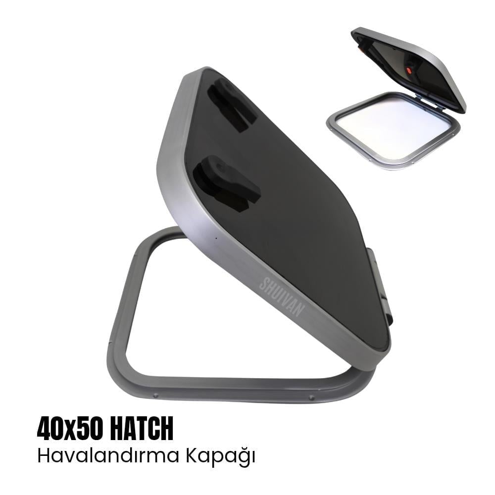 SHUIVAN Tekne Marin Hatch 40x50cm Havalandırma Kapağı - Tekne Yat Aksesuarları, Tekne Yat MalzemeleriHatchSHUIVANSHUIVAN Tekne Marin Hatch 40x50cm Havalandırma Kapağı