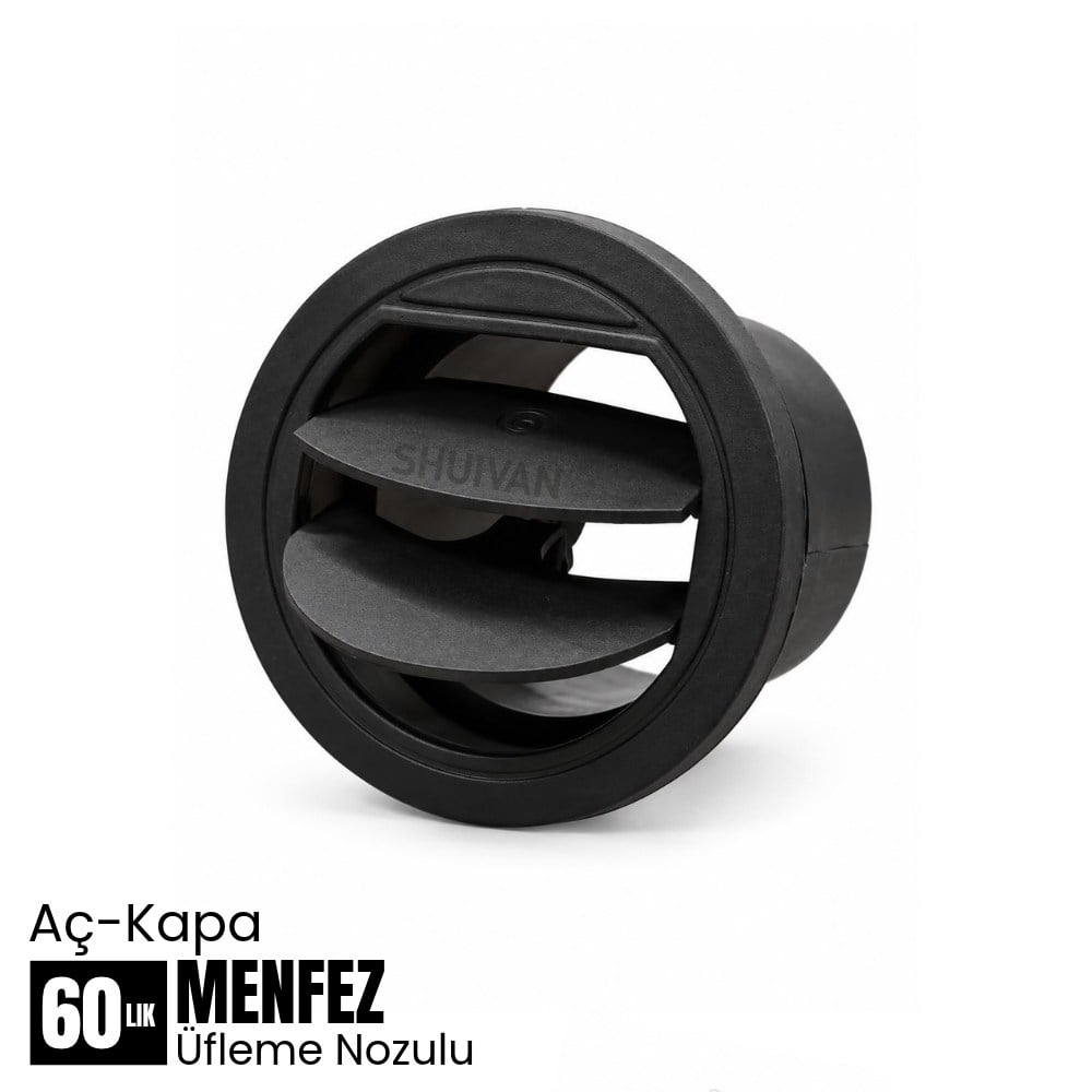 SHUIVAN Webasto Tipi Isıtıcı 60mm Aç-Kapa Menfez Açılır Kapanır Üfleme Nozulu - Karavan Malzemeleri, Karavan EkipmanlarıAksesuar & Yedek ParçalarSHUIVANSHUIVAN Webasto Tipi Isıtıcı 60mm Aç-Kapa Menfez Açılır Kapanır Üfleme Nozulu
