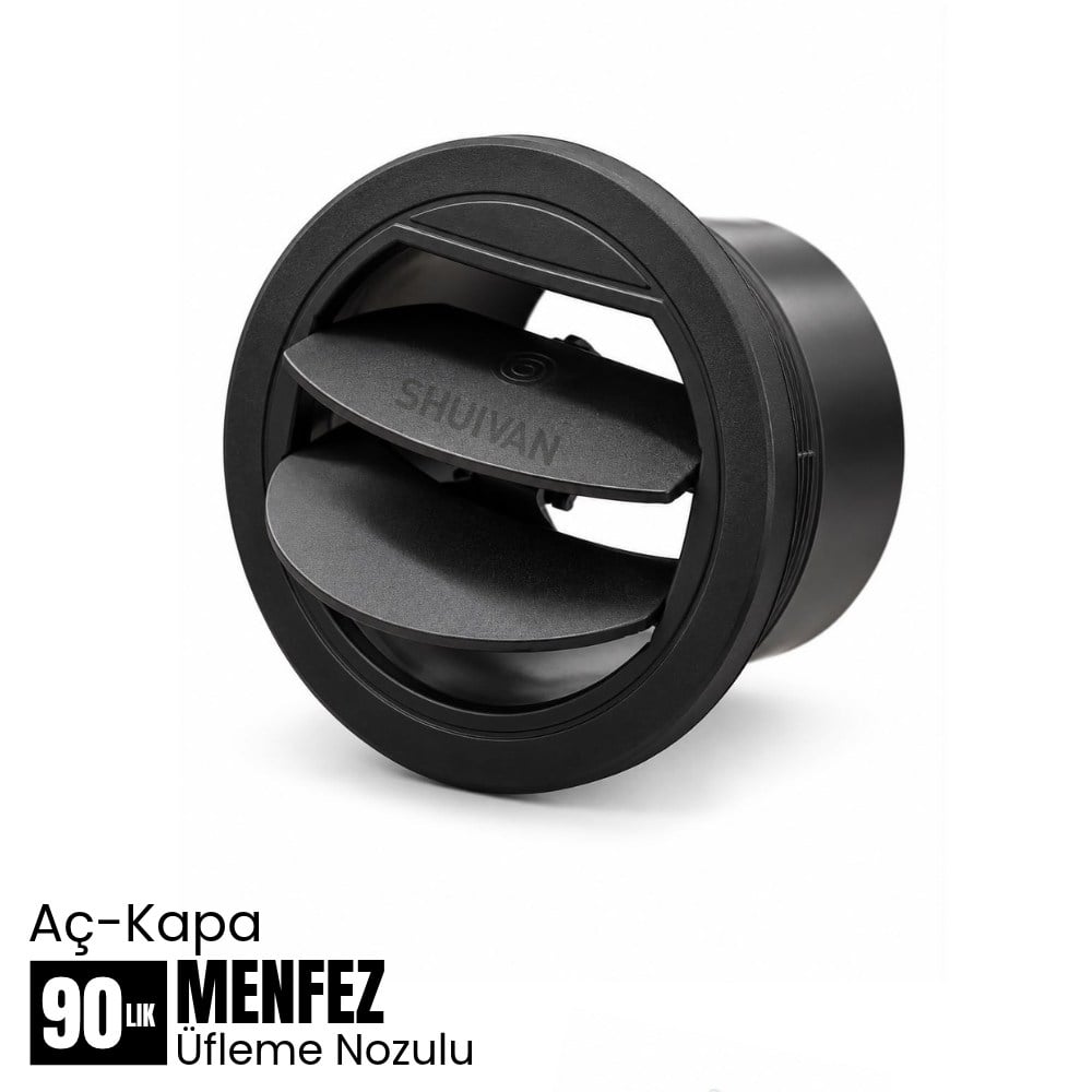 SHUIVAN Webasto Tipi Isıtıcı 90mm Aç-Kapa Menfez Açılır Kapanır Üfleme Nozulu - Karavan Malzemeleri, Karavan EkipmanlarıAksesuar & Yedek ParçalarSHUIVANSHUIVAN Webasto Tipi Isıtıcı 90mm Aç-Kapa Menfez Açılır Kapanır Üfleme Nozulu