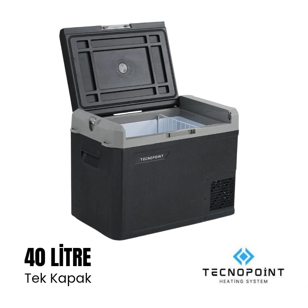 Tecnopoint TC21-08 Tek Kapaklı Araç İçi Portatif Buzdolabı 40 Litre 12v-24v - Karavan Malzemeleri, Karavan EkipmanlarıBuzdolaplarıTecnopointTecnopoint TC21-08 Tek Kapaklı Araç İçi Portatif Buzdolabı 40 Litre 12v-24v