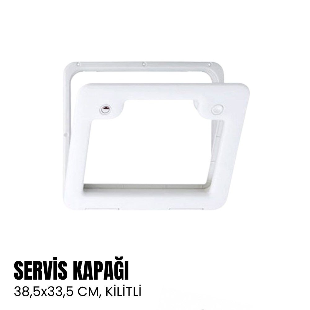 Thetford 3 Bagaj Kapağı Çerçevesi Servis Kapısı 38,5x33,5cm (Kilitli) - Beyaz - Karavan Malzemeleri, Karavan EkipmanlarıBagaj KapaklarıThetfordThetford 3 Bagaj Kapağı Çerçevesi Servis Kapısı 38,5x33,5cm (Kilitli) - Beyaz